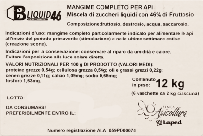 B-LIQUID Performante 46 sciroppo per api – Alimento per apicoltura